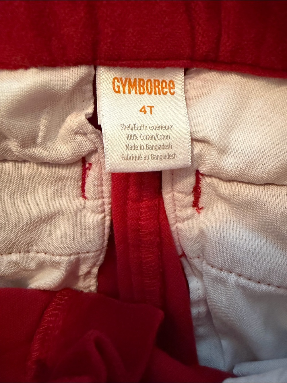 Gymboree Red Toddler Velvet Pants - Picture 3 of 3